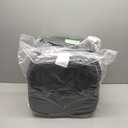 Basic Beyond Chair Cushions for Dining Chairs, D-Shaped Kitchen Chair Cushions with Ties Set of 6, 2.5" Thick Seat Cushions for Dining Room/Kitchen Chairs, 17" x 16", Black