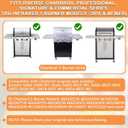 G466-2400-W1 17'' Stamped Infrared Emitters& G474-0017-W1 Grill Grates for Charbroil Grill Replacement Parts Charbroil Tru-Infrared 3-Burner 463367016 463242516 463242515 463243016 466242515 463367516