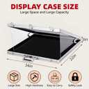 Silver 34"x22" Aluminum Lockable Trading Card Display Case