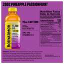 BODYARMOR Flash IV Caffeine + Zero Sugar Drink, Pineapple, 20 Oz (12 Pk) | Sugar-free Ready-to-Drink Electrolyte Drink + 95mg Caffeine, Rapid Rehydration, 2,290mg Electrolytes, Zinc & Vitamins B + C (EXP 02/16/27)