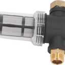 SIXRUN Garden Hose Inlet Filter 3/4 High Pressure Washer Water Sediment Filter, Excellent Filtration for Pressure Washer Appliances, Easy to Install, Engineering Plastics Material