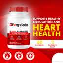 (3 Pack) ForgeLabs Blood Stabilizer – Daily Natural Formula with a Powerful Blend to Support Balanced Levels, Steady Energy & Healthy Circulation | Forge Labs Easy-to-Swallow Pills (180 Capsules), Exp: 06/2028