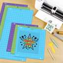 HTVRONT Cutting Mat 6 Pcs, 12x12 & 12x24, Compatible with Maker & Explore