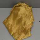 Barry.Wang Mens 70s Disco Dress Shirts Paisley Long Sleeve Designer Outfit Floral Top for Dance Party Casua (X-Large, Gold Jacquard)