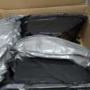 DimFlux Headlight Assembly, Compatible with 2009-2018 Dodge Ram 1500/2010-2018 Ram 2500 3500 4500 5500(Only fit factory quad style halogen headlights) Black Housing Clear Reflector