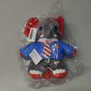 Patriotic Stars-and-Stripes Elephant Plush - Ideal Trump Merchandise Gift or Decoration with Teddy Bears for July 4th and Trump Memorabilia Enthusiasts!