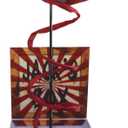 Haunted Hill Farm Life-Size Talking Clown Jack in The Box, Halloween Animatronic with Motion and Touch Activated Lights and Sounds, Battery Operated Indoor or Covered Outdoor Halloween Decorations