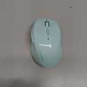 TECKNET Bluetooth Mouse, 4800 DPI Wireless Mouse, 2-Year Battery 6 Adjustable DPI, 6 Buttons Compatible with Laptop/Windows/Computer - Green