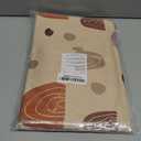 Blissful Diary Baby Splat Mat for Under High Chair, 50.4 x 50.4 Inch Wipeable Splash Mat, Waterproof and Washable, Anti-Slip Floor Protector, Boho Rainbow