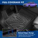 Floor Mat & Bed Mat for Ford Maverick 2022-2026(Only Hybrid) (4.5FT)