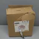 ISFANGCO 72Pcs Clear Plastic Plates with Gold Rim, Clear Disposable Plates, Hammered Party Plate Includes 36 Dinner and 36 Dessert Plates for Party & Wedding