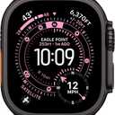 Apple Watch Band - Alpine Loop - 49mm - Black - Medium - Black Titanium Finish