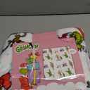 Franco Collectibles The Grinch by Dr. Seuss Holiday Christmas Super Soft Cozy Plush Throw, 40 in x 50 in