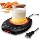 MQUPIN Sourdough Starter Warmer-Sourdough Warming Mat with Precise Temperature Control(70-120F), Upgraded 0-24H Timer Alert & Memory Function Sourdough Warmer for Home Bread Baking,F/C Adjustable