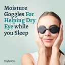 MyHalos Moisture Chamber Glasses for Dry Eyes - Sleep Mask for Dry Eyes - Reusable & Soft - Hydrating Sleeping Mask & Moisture Goggles for Men and Women - Patent Pending