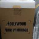 Vanity Mirror with Lights,13.1"16.7"LED Makeup Mirror,Lighted Makeup Mirror with Lights, Smart Touch Control Dimmable 3 Modes Light, Lighted Up Mirror for Makeup Desk, Bedroom, Dressing Room (White)