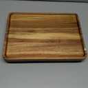 Acacia Wood Couch Arm Tray,Folding Sofa Armrest Tray,Couch Arm Table Clip-On Couch Desk for Drinks, Snacks,Phone,Remote Control