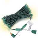 Christmas Lights Warm White 50 Counts, Christmas Lights Outdoor Warm White Commercial Grade Waterproof IP65, 25Ft 5mm Outdoor Mini LED, Xmas for Tree