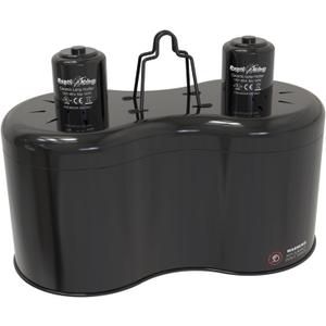 Reptile Dual Dome 12inch, Fits Reptile Light/Heat Lamp/UVB Light, Max. 160W Each,Patent Design K8561, Reptile Light Fixture