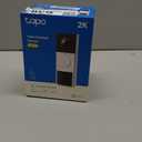 Tapo 2K Wireless Smart Video Doorbell with Chime - 160 Ultra-Wide View,Person Detection, Ring Call, 2-Way Audio, Subscription-Free Local Storage/Optional Cloud, Motion Only Alert, D210