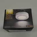 EZVALO LED Puck Lights, 50Lumens, Touch Light, 2.5'' Mini Tap Light, Rechargeable Sitck On Tap Lamp, 3 Color Temps, Under Cabinet Lights Wireless, Ideal for Kitchen,Closet,Pantry,Camper(4 Pack) (White)