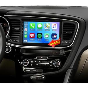 [4G+64G] Car Radio for Kia K5 Optima 2013 2014 2015, 9 inch Android Touch Screen Kia K5 Optima Stereo, 32 EQ Audio/1280 * 720 Screen/Carplay/Android Auto/SWC/Bluetooth/WiFi