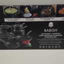 Babish 10 Piece Activbond Nonstick Hard-Anodized Aluminium Cookware Set