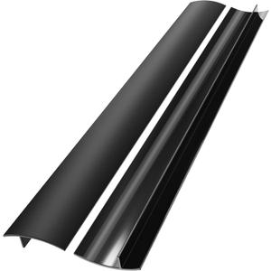 3rd Generation B-Forest Silicone Stove Gap Covers (2 Pack), Seals Gaps Between Stovetop and Counter, Heat Resistant Oven Gap Filler, Kitchen Stove Gap Guard (25 in-Black), Easy-Clean, Easy-Secure