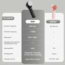 2 x Vibrating and Rotating Face Scrubber, Waterproof Rechargeable Facial Cleansing Brush, 8 Modes Face Brush for Exfoliating and Massaging, for Removing BlackheadMatte Black