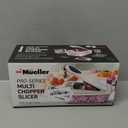 Mueller Pro-Series 10-in-1, 8 Blade Vegetable Chopper, Onion Mincer, Cutter, Dicer, Egg Slicer with Container, French Fry Cutter Potatoe Slicer, Home Essentials & Kitchen Gadgets, Salad Chopper (8 Blade, White Sand/Gray)