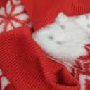 KYEESE Dog Christmas Pajamas, Soft Fleece Holiday Dog Pajamas for Medium Dogs, Warm Plush Winter Pet Sleepwear with Snowflake Pattern, Lightweight Cozy Xmas Outfit Jumpsuit,  (2XL (40-58LBS))