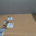 Malier Metal Freestanding Dog Gates with Door, 36'' Height Outdoor Indoor Dog Fences, Extra Wide Foldable Puppy Gate for Stairs (Black, 2 Panels 40''W  36''H)