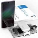 DOME GLASS Whitestone for Galaxy S23 Ultra [Perfect full coverage] Tempered glass screen protector with UV lamp [2pack]