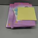 HEJIN 30PCS Tie Dye Party Bags with Stickers, Pink and Purple Small Gift Bags, Mermaid Unicorn Birthday Party Favors Bags for Girls Goodie Bags for Kids Birthday Party, Baby Shower, Halloween, Wedding