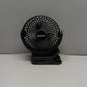 Portable Clip on Fan 10000mAh Battery Powered, USB Type C, Supports 720 Adjustment, 4 speed, 8inch Personal Fan for Table, Bedroom, Desk, Camping, Stroller, Golf Cart