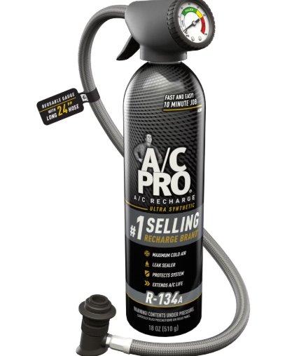 A/C Pro Ultra Synthetic R-134a Car AC Refrigerant Kit ACP001, 18 oz​