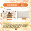 Thanksgiving Pillow Covers Dog Pumpkins Maple Leaves Sunflower Lumbar Pillow Cases Fall Decorations for Farmhouse Home Bedroom Sofa Couch Outdoor Holiday Decor 12x20 Inch