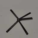 Dragon Totem Stainless Steel Practice Butterfly Knife Trainer and Comb Knife Trainer (Black)