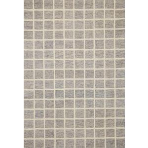 Loloi Chris Loves Julia Polly Slate / Ivory 2'-0" x 5'-0" Accent Rug