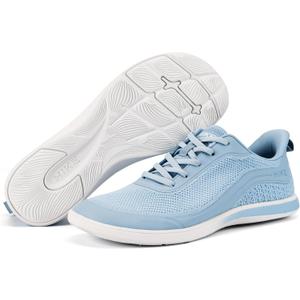 HIKE Footwear Wave Women's Slip-On Barefoot Shoes, Wide Toe Box Heel pull tab, no laces, zero-drop sole, flexible ground-feel design, for walking, hiking & training, breathable 7.5 Wide