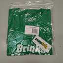 Tipsy Elves Mens St Patricks Day Shirt  Funny Irish Graphic T-Shirt, Green Clover St Patricks Tee (Green, L)