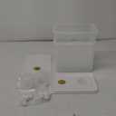 2 PCS 2 Gallon Fridge Beverage Drink Dispenser with Spigot Leak Proof Lids Filter Screen Juice Container Sealed Plastic Lemonade Water Milk Cold Hot Drink Tea Jug for Parties