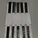 LEETOYI Ceramic Chopsticks Set of 5, Porcelain Chinese Chopsticks Easy To Clean, 9.6-Inch (Black)