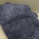 PURRUGS Dirt Trapping Door Mat 32" x 70", Non-Slip Machine Washable Entry Rug, Dog Doormat, Indoor Front Door Mat, Super Absorbent Entryway Rug for Muddy Shoes & Paws, Navy Blue
