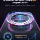 JUESHITUO for iPhone 16 Plus Case with 1X Screen Protector, [Tailored for MagSafe] [Mil-Grade Shockproof Defense] with Integrated Lens Protection Translucent Phone Case for iPhone 16 Plus, Purple