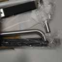 Over The Door Towel Rack, 304 Stainless Steel Towel Rack, 3 Tier Towel Bar for Hanging Towels, 16 Inch Over Door Towel Storage Holder for Bathroom, Brushed Silver