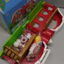 Aigybobo Farm Animals Big Barn Toys for 1 2 3 Year Old, Toddler Montessori Learning Toy, Farm Playset with Animal Figures and DIY Stickers, Christmas Birthday Gift for Baby Boys Girls Age 12-18 Months