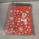 Shop4Mailers Christmas Poly Mailers 10x13 Inch  100 Pack Snowflake Waterproof Shipping Bags for Small Business, 2 Mil Self-Seal Mailing Envelopes, Durable Red Poly Mailers for Holiday Packaging