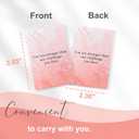2 x Badass Affirmation Cards for Women Funny & Inspirational Gifts for Friends, Bestie, Sister, Coworker, Mom, Daughter, Mother's Day, Birthday & Christmas