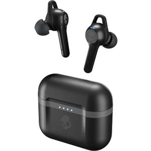 Skullcandy Indy Evo in-Ear Wireless Earbuds, 30 Hr Battery, Microphone, Works with iPhone Android and Bluetooth Devices - Black